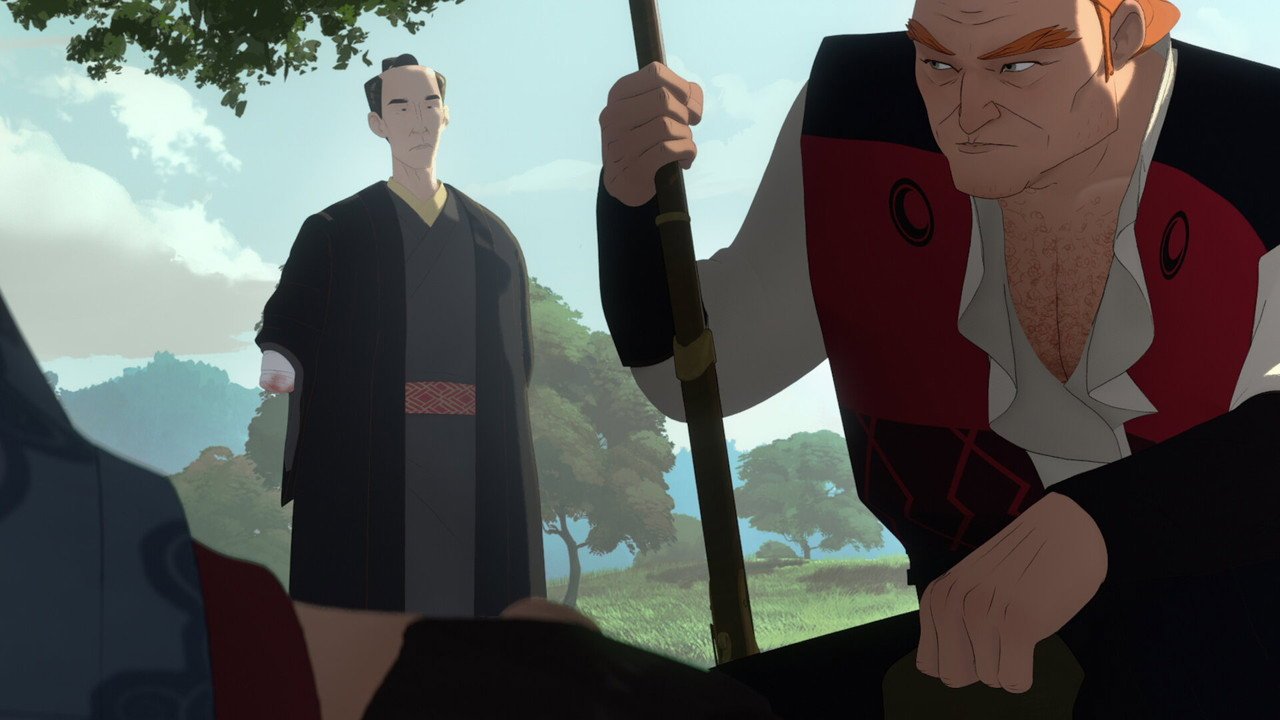 Scene still from Blue Eye Samurai