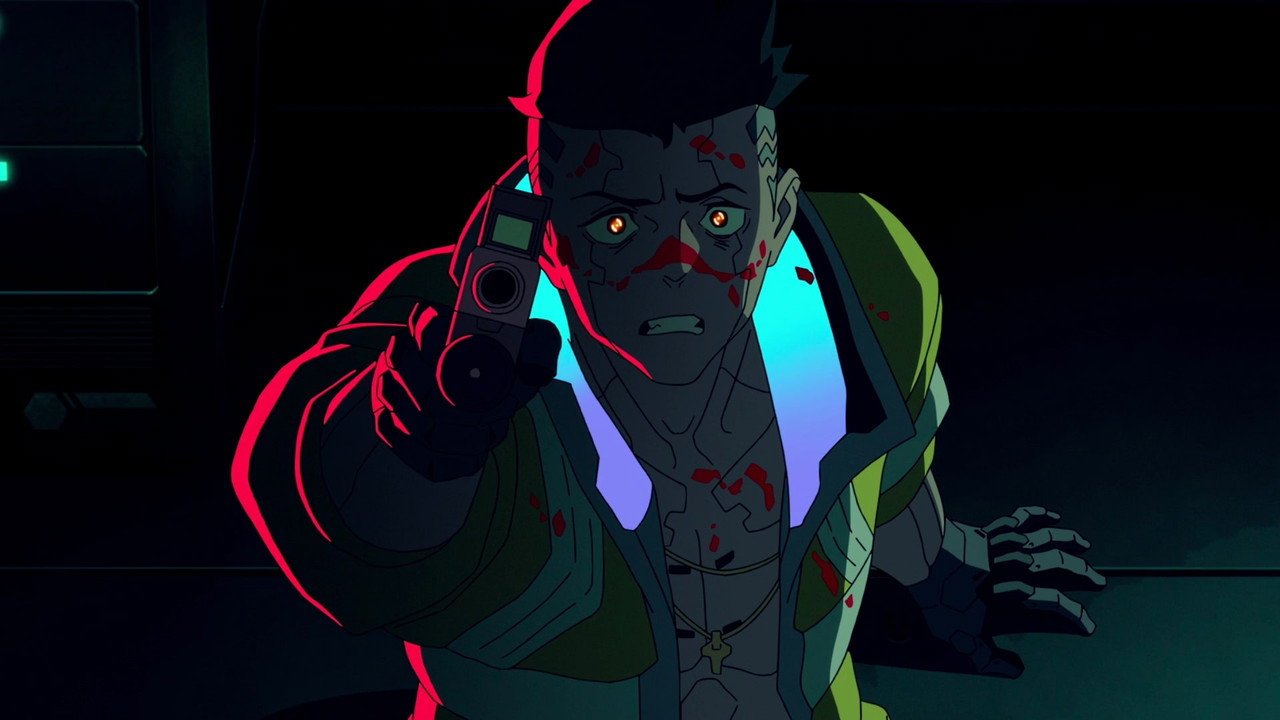 Scene still from Cyberpunk: Edgerunners